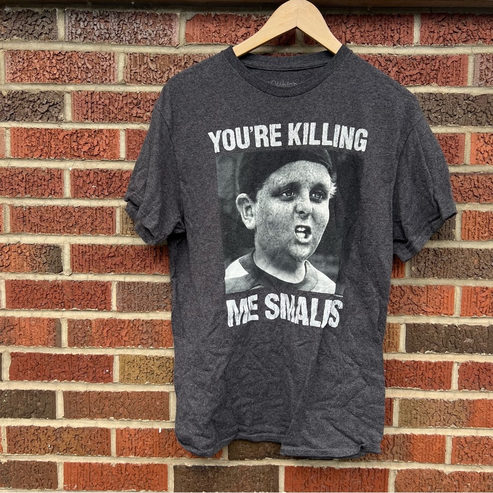 The Sandlot Dark Gray Graphic Short Sleeve Tee Shirt